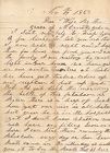 Letter from Robert C. Caldwell to Mag Caldwell, October 30th, 1863